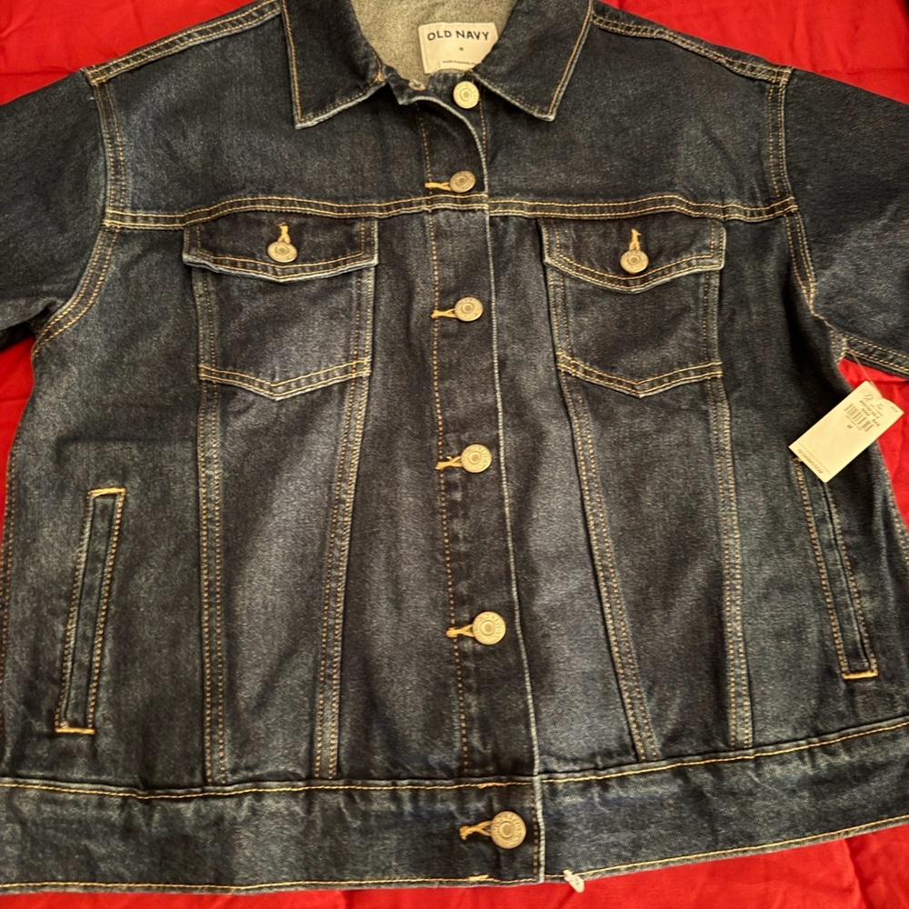 Old Navy Dark Blue Denim Jean Jacket